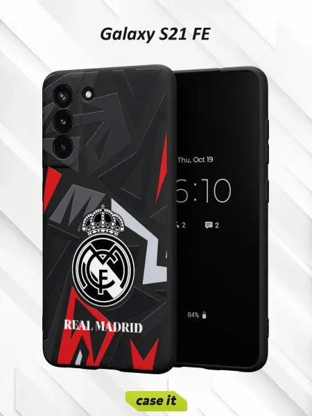 Case it Чехол на Samsung S21 FEс принтом FC Barcelona