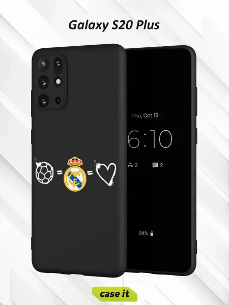 Case it Чехол на Samsung S20+с принтом ФК FCB