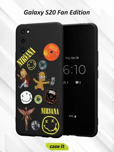 Case it Чехол на Samsung S20 FEс принтом Nirvana