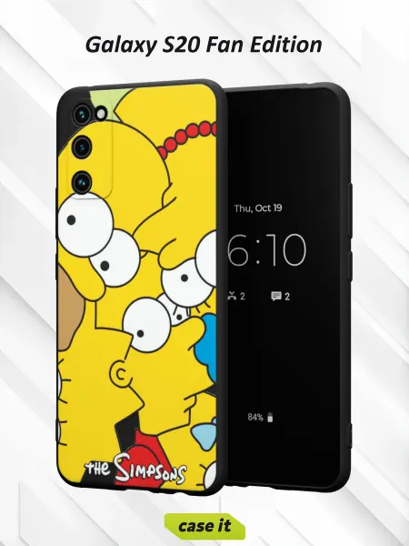Case it Чехол на Samsung S20 FEс принтом The Simpsons