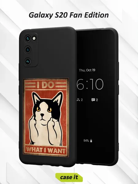 Case it Чехол на Samsung S20 FEс принтом I do what I want