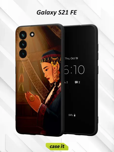 Case it Чехол на Samsung S21 FEс принтом Девушка