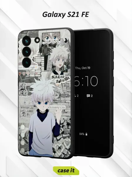 Case it Чехол на Samsung S21 FEс принтом Киллуа Золдик