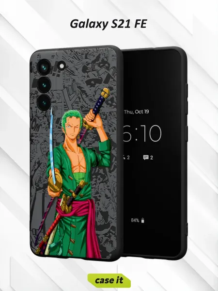 Case it Чехол на Samsung S21 FEс принтом Ророноа Зоро