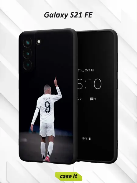Case it Чехол на Samsung S21 FEс принтом Килиан Мбаппе