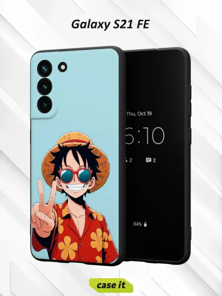 Case it Чехол на Samsung S21 FEс принтом Монки Д. Луффи