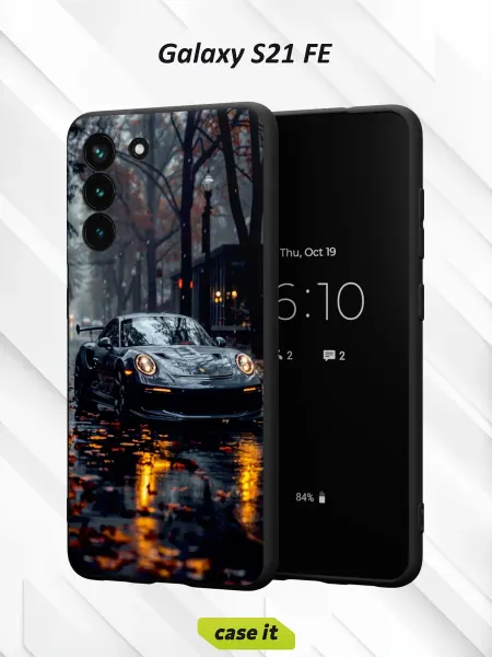 Case it Чехол на Samsung S21 FEс принтом Машина