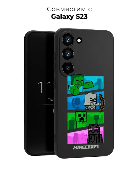 Case it Чехол на Samsung S23 с принтом Minecraft