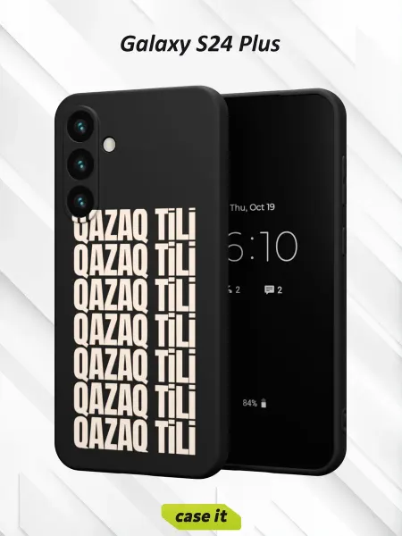 Case it Чехол на Samsung S24 Plusс принтом QAZAQ TILI