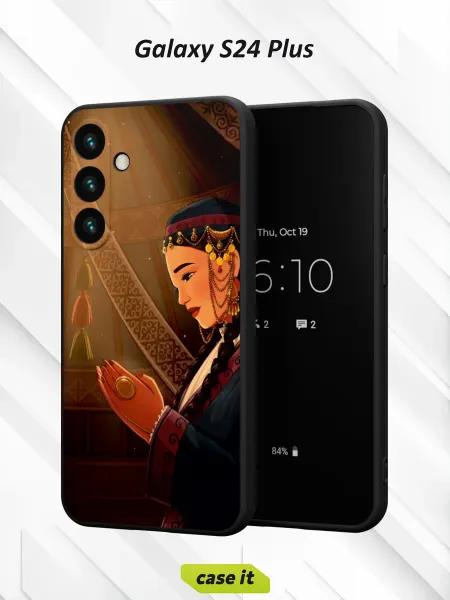 Case it Чехол на Samsung S24 Plusс принтом Девушка