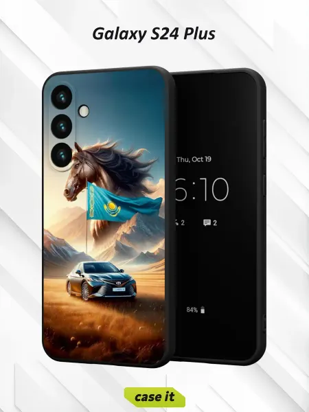 Case it Чехол на Samsung S24 Plusс принтом Казахстан