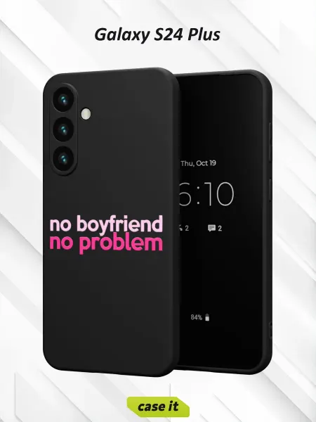 Case it Чехол на Samsung S24 Plusс принтом Надпись