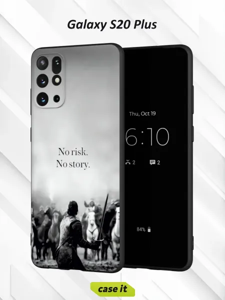 Case it Чехол на Samsung S20+с принтом No risk