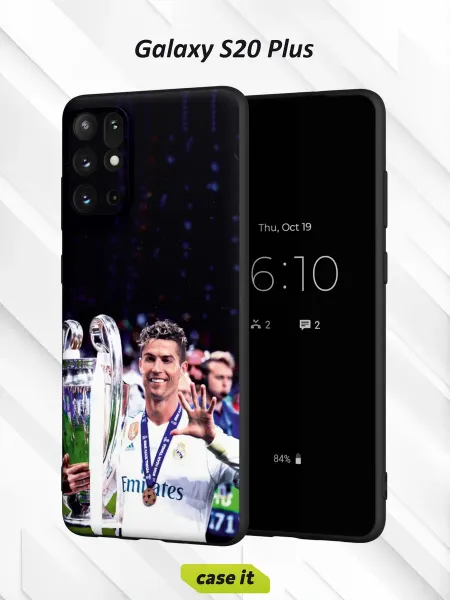 Case it Чехол на Samsung S20+с принтом Криштиану Роналду