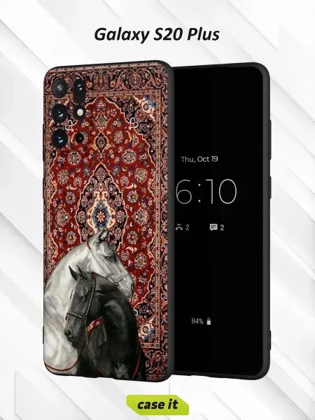 Case it Чехол на Samsung S20+с принтом Лошади