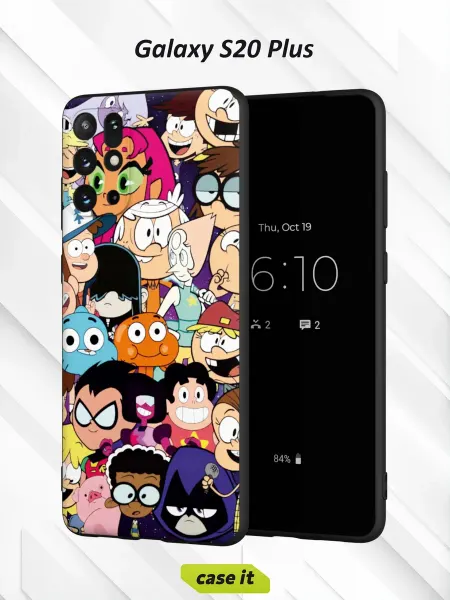 Case it Чехол на Samsung S20+с принтом Мультяшки