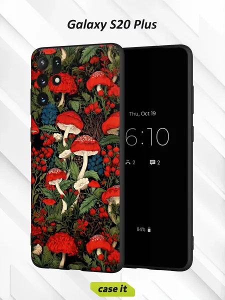Case it Чехол на Samsung S20+с принтом Мухоморы