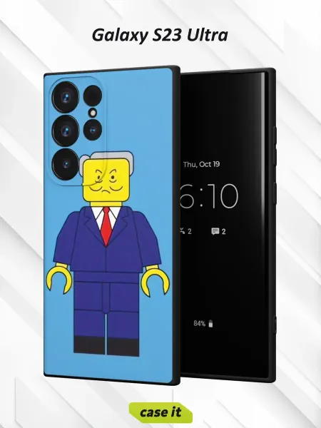 Case it Чехол на Samsung S23 Ultraс принтом Лего