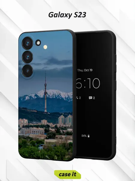 Case it Чехол на Samsung S23с принтом Коктобе