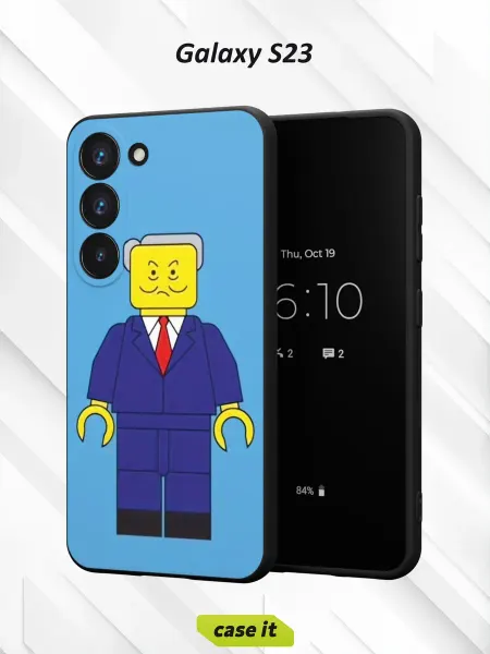 Case it Чехол на Samsung S23с принтом Лего