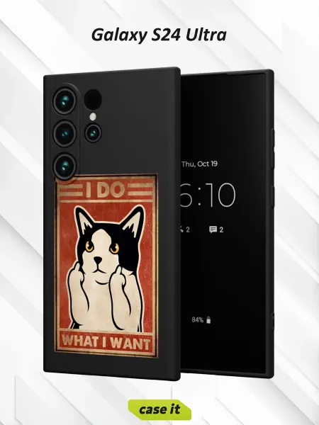 Case it Чехол на Samsung S24 Ultraс принтом I do what I want