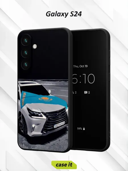 Case it Чехол на Samsung S24с принтом Автомобиль