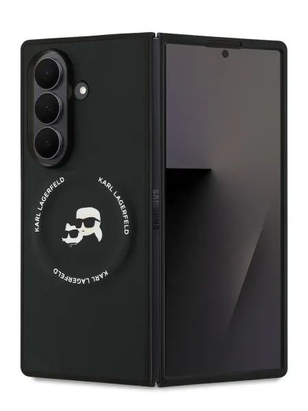 Karl Lagerfeld Чехол на Samsung Galaxy Z Fold7 из экокожи PU Leather MagSaf