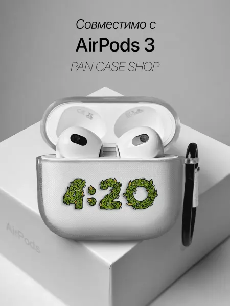 PANCASE Чехол на AirPods 3 с принтом 4 20