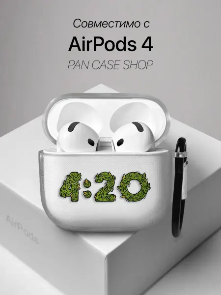 PANCASE Чехол на AirPods 4 с принтом 4 20