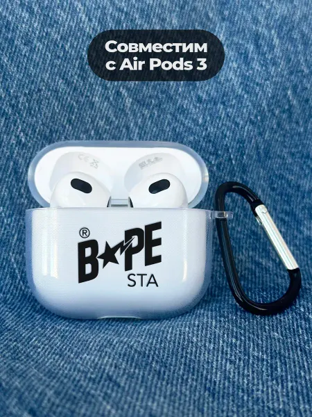 ESSE CASE Чехол на AirPods 3 с принтом Bape