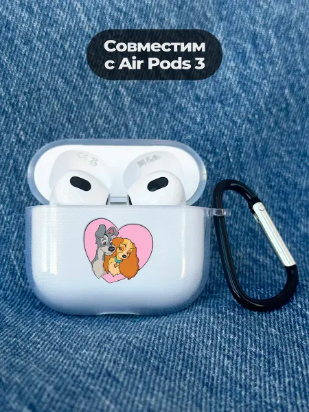 ESSE CASE Чехол на AirPods 3 с принтом Леди и Бродяга