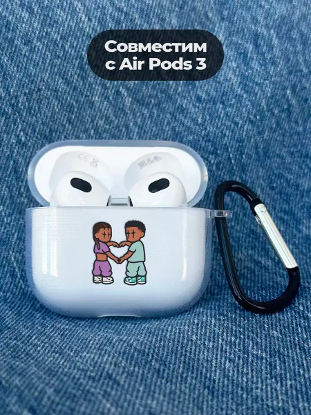 ESSE CASE Чехол на AirPods 3 с принтом Любовь