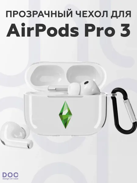 DesignOnCase Чехол на AirPods Pro 3 с принтом Симс