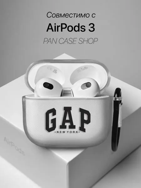 PANCASE Чехол на AirPods 3 с принтом GAP New York