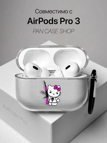 PANCASE Чехол на AirPods Pro 3 Hello Kitty автомат