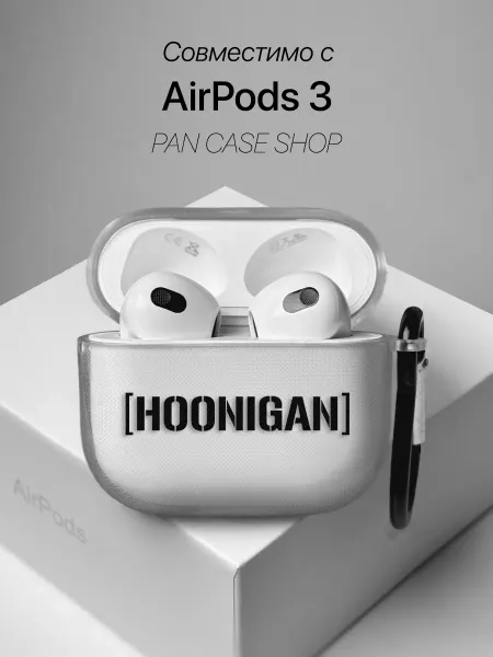 PANCASE Чехол на AirPods 3 с принтом Hoonigan