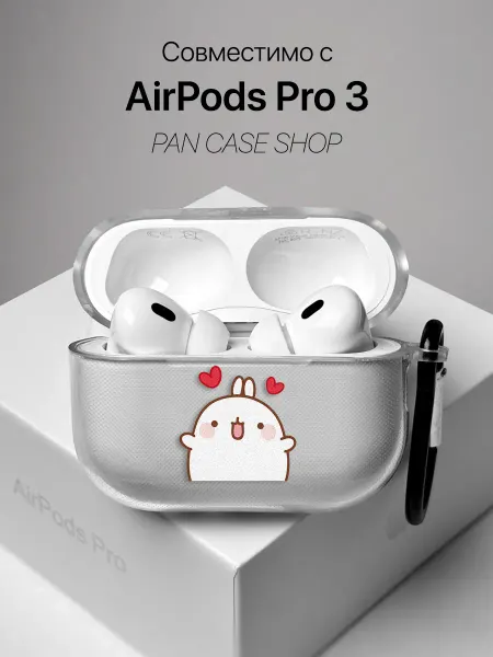 PANCASE Чехол на AirPods Pro 3 кролик