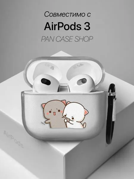 PANCASE Чехол на AirPods 3 с принтом кусь