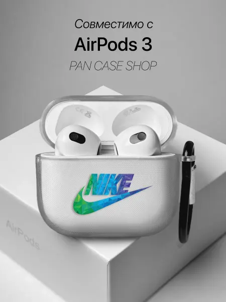 PANCASE Чехол на AirPods 3 с принтом Найк