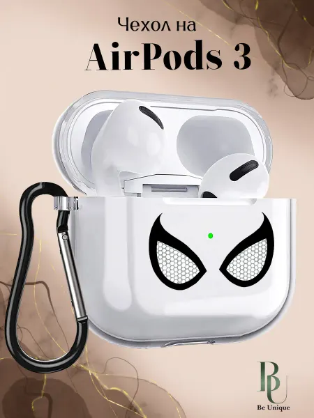 Be Unique Чехол на AirPods 3 с принтом Человек-Паук