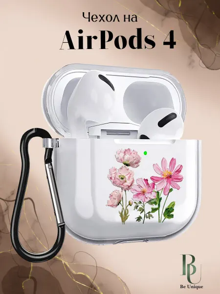 Be Unique Чехол на AirPods 4 4 ANC Цветы