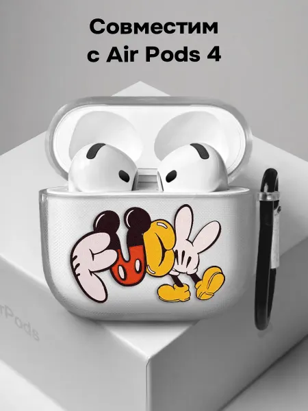 ESSE CASE Чехол на AirPods 4 Микки Маус