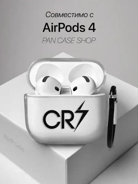 PANCASE Чехол на AirPods 4 с принтом CR7