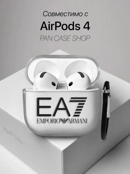 PANCASE Чехол на AirPods 4 с принтом EA7