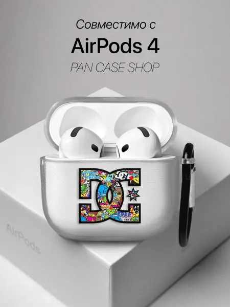 PANCASE Чехол на AirPods 4 с принтом DC Shoes