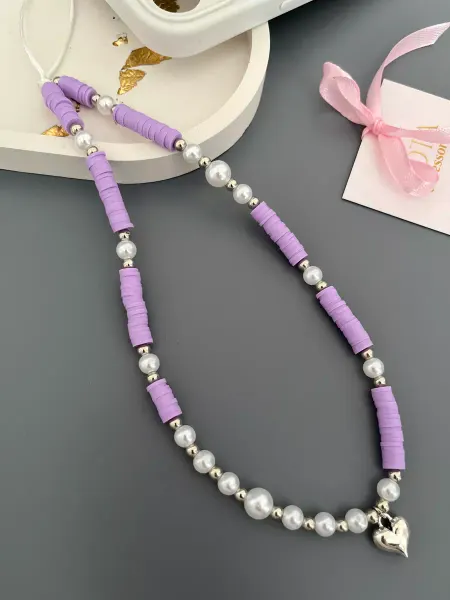 Lota accessorize Подвеска на телефон из бусин шнурок на руку
