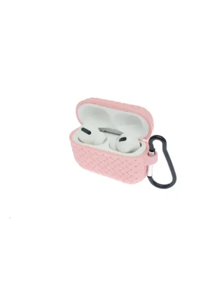 NoName Чехол для наушников Airpods Pro Braided розовый