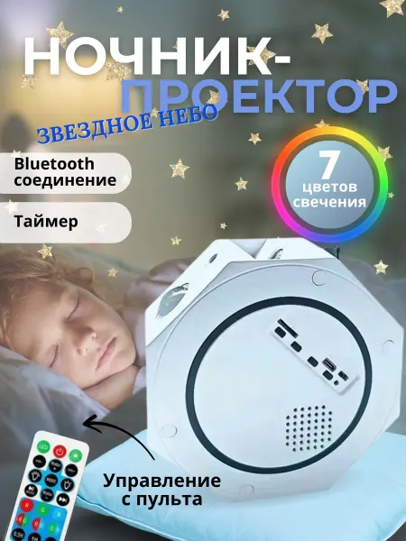 AmishHome Ночник проектор звездное небо