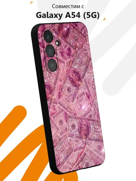 Мобилиус Чехол на Samsung A54 5G с принтом Доллары