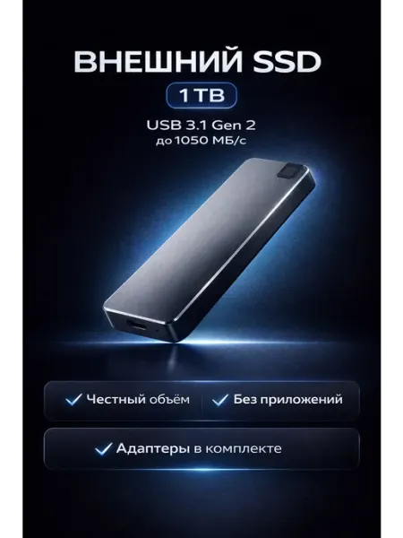 AG Digital Внешний жесткий ssd диск 1ТБ